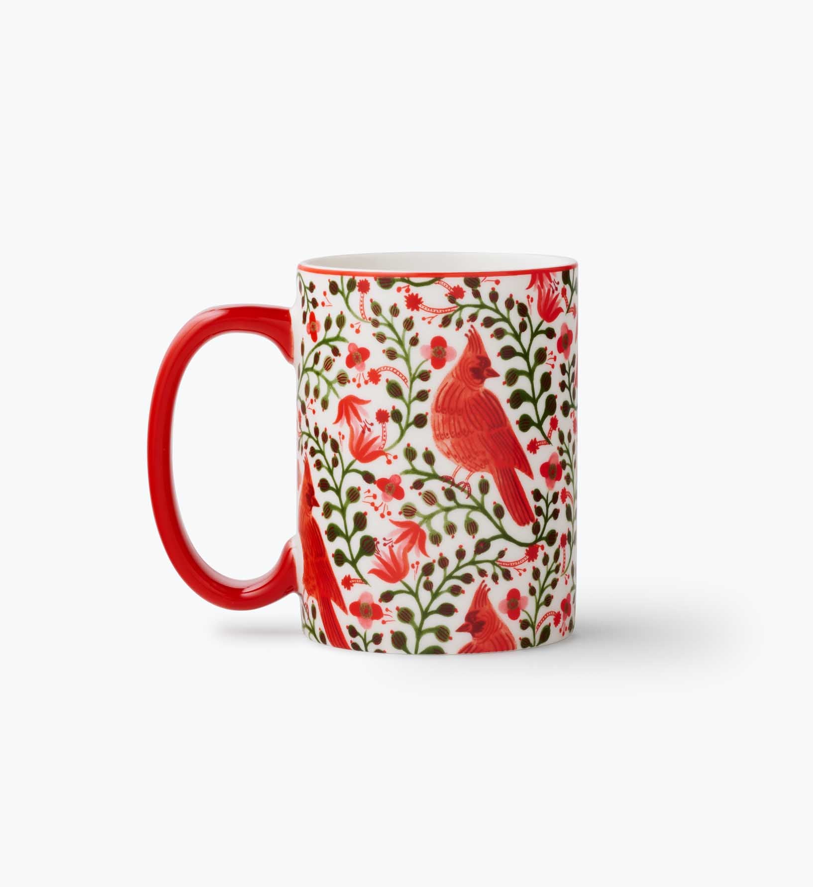 Holiday Porcelain Mug - Cardinals